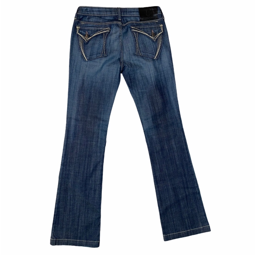 Y2K Monarchy BOOT-CUT BLUE JEANS